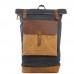 Men's Outdoor Sports Backpack Vintage Waterproof Canvas Hiking Travel Backpack Laptop Bag