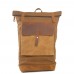 Men's Outdoor Sports Backpack Vintage Waterproof Canvas Hiking Travel Backpack Laptop Bag
