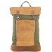 Hot Style Vintage Canvas Men's Backpack Wholesale Waterproof for Outdoor Use with Zipper Closure