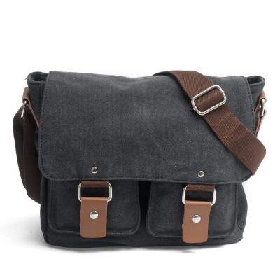 Retro Casual Canvas Bag Men and Women Crossbody Bag Shoulder Daily Simple Literary Crossbody Bag