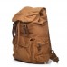 Leisure Waterproof Laptop Daily Bag Large Capacity Waxed Canvas Backpack