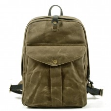 Vintage Rucksack Outdoor Large Capacity Travel Backpack Waterproof Waxed Canvas Splicing Hiking Bag