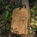 Vintage Rucksack Outdoor Large Capacity Travel Backpack Waterproof Waxed Canvas Splicing Hiking Bag