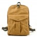 Vintage Rucksack Outdoor Large Capacity Travel Backpack Waterproof Waxed Canvas Splicing Hiking Bag