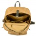 Vintage Rucksack Outdoor Large Capacity Travel Backpack Waterproof Waxed Canvas Splicing Hiking Bag