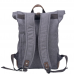 Vintage Canvas Rucksack Large Capacity Roll Top Expandable Backpack Men's Outdoor Hiking Bag Casual Backpacks