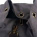 Vintage Canvas Bucket-shaped Rucksack with Crazy Horse Leather Trim, a Spacious Men Outdoor Camping and Travel Rucksack Vintage Canvas Bucket-shaped Rucksack with Crazy Horse Leather Trim, a Spacious Men Outdoor Camping and Travel Rucksack