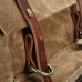Retro Backpack Waterproof Wax Washed Canvas Splicing Leather Backpack for Outdoor Travel and Mountaineering Backpack