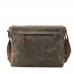 Retro Crossbody Men's Shoulder Bag Casual Simplicity Satchel Waterproof Waxed Canvas Cowhide Messenger Bag Retro Crossbody Men's Shoulder Bag Casual Simplicity Satchel Waterproof Waxed Canvas Cowhide Messenger Bag