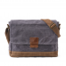Retro Crossbody Men's Shoulder Bag Casual Simplicity Satchel Waterproof Waxed Canvas Cowhide Messenger Bag Retro Crossbody Men's Shoulder Bag Casual Simplicity Satchel Waterproof Waxed Canvas Cowhide Messenger Bag