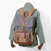 Vintage Canvas Backpack Large Capacity Outdoor Travel Bag Sports Hiking Rucksack Men's Backpack Computer Bag
