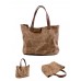 Waterproof Oil Wax Canvas Handbag Fashion Tote Bag Cross Section Large Capacity Shopping Bag Shoulder Bag Waterproof Oil Wax Canvas Handbag Fashion Tote Bag Cross Section Large Capacity Shopping Bag Shoulder Bag