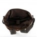 Vintage Waterproof Backpack Waxed Canvas Clash Color Line Patchwork Outdoor Rucksack for Men and Women