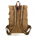 Retro Wax Canvas Backpack Men's Outdoor Travel Mountaineering Bag Rider Biker Backpack Waterproof Breathable Men's Travel Bag