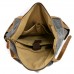 Men Travel Bag Canvas Rucksack Canvas Crazy Horse Laptop Leather Backpack Retro Men's Rucksack