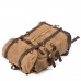 Vintage Canvas Backpack Casual Men's Rucksack Waterproof Outdoor Travel Hiking Backpacks