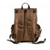 Vintage Men's Backpack Batik Canvas Waterproof Laptop Backpack Outdoor Travel Hiking Camping Backpack