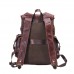 Retro Casual Men's Rucksack Vegetable Tanned Leather Rubbed Color Large Capacity Backpack Outdoor Travel Bag Computer Bag