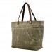 Vintage Waxed Canvas Tote Bag Crazy Horse Leather Handle Large Capacity Multi Pocket Daily Work Shopping Office Shoulder Bag Vintage Waxed Canvas Tote Bag Crazy Horse Leather Handle Large Capacity Multi Pocket Daily Work Shopping Office Shoulder Bag