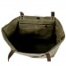 Vintage Waxed Canvas Tote Bag Crazy Horse Leather Handle Large Capacity Multi Pocket Daily Work Shopping Office Shoulder Bag Vintage Waxed Canvas Tote Bag Crazy Horse Leather Handle Large Capacity Multi Pocket Daily Work Shopping Office Shoulder Bag