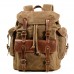 Waxed Hiking Camping Equipment Rucksack Outdoor Mountaineering Canvas  Backpack Outdoor Sports Hiking Backpack